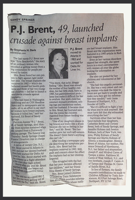 PJ Brent Obituary memorial