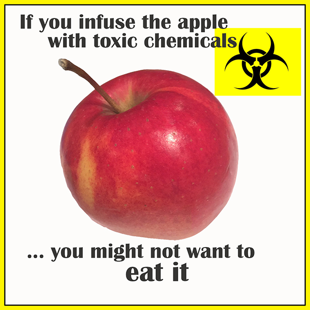 Infuse apple w chemicals rs